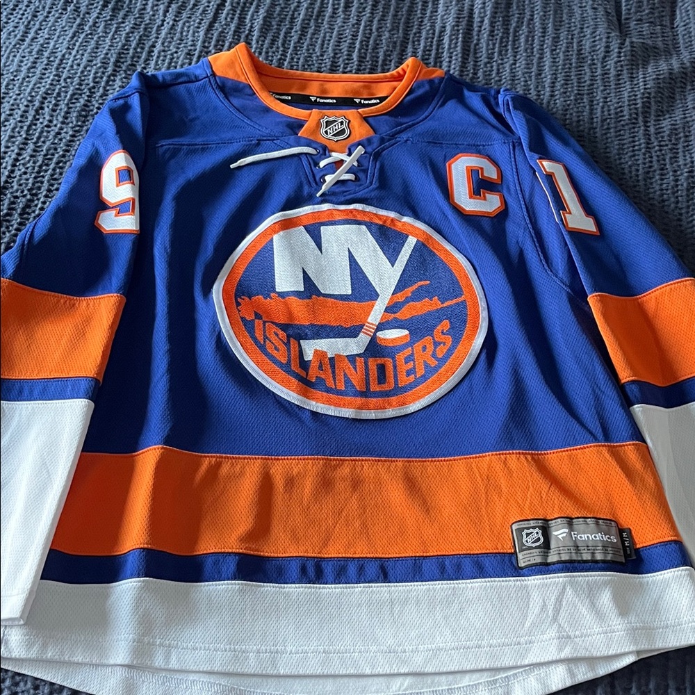 Fanatics  Blue and Orange NY Islanders Hockey Jersey